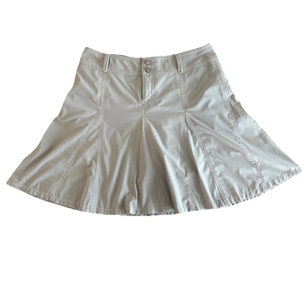 Athleta Whatever Gray Casual Skort Size 8P Athletic Outdoor Tennis Golf